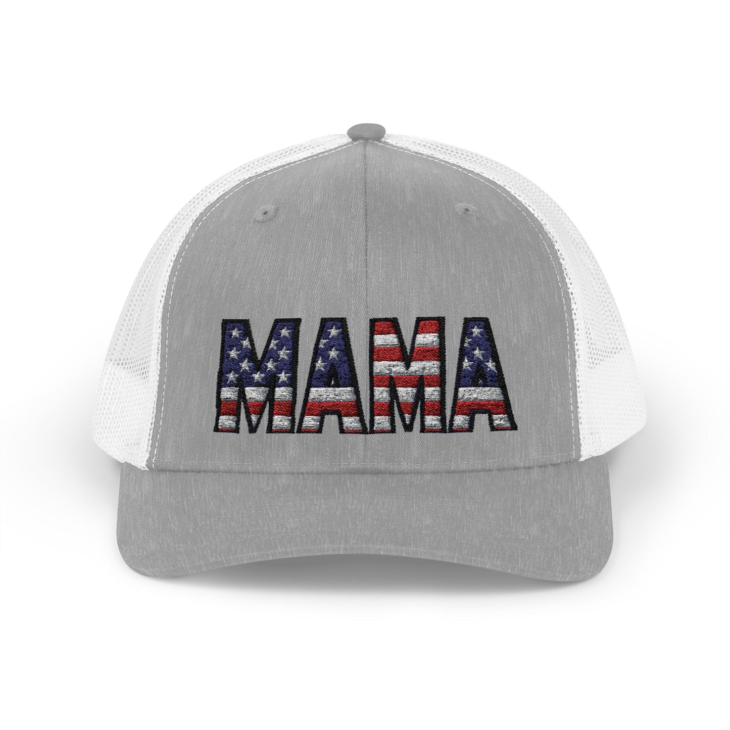 USA FLAG MAMA Snapback Trucker Cap