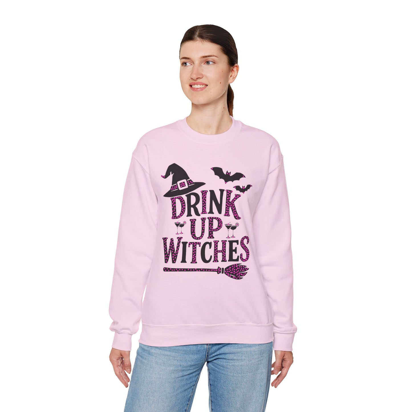 Halloween Drink Up Witches Sweatshirt