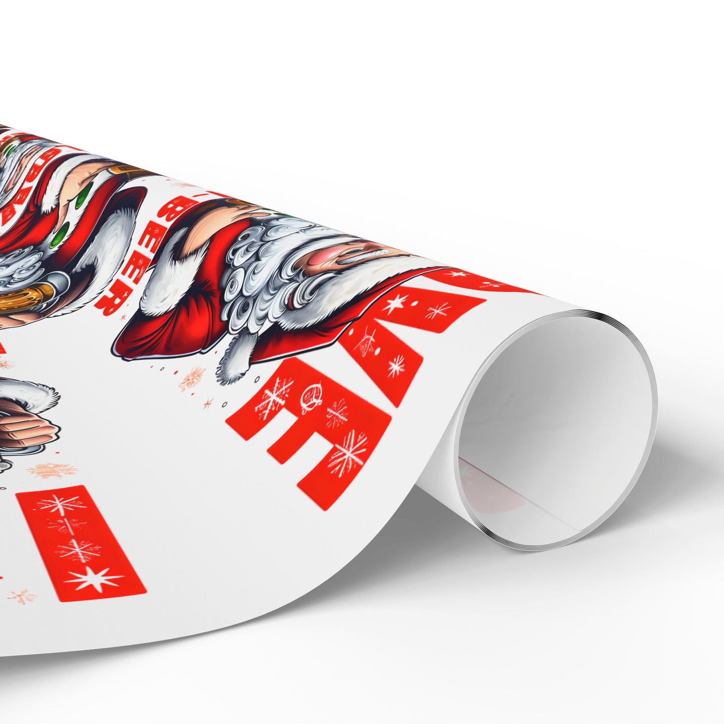 Funny Christmas Wrapping Paper I love DECEM-BEER