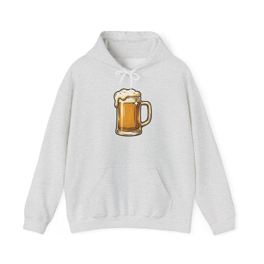 Beer Mug Hoodie — Cozy Beer Graphic Pullover for Brewers & Pub Lovers