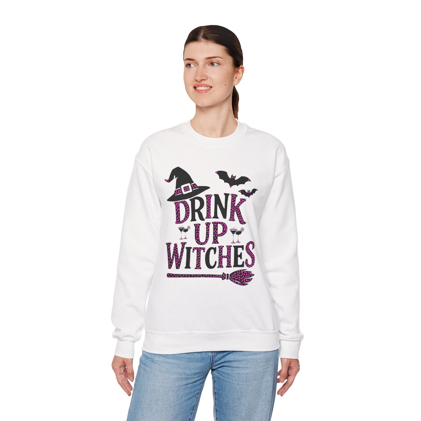 Halloween Drink Up Witches Sweatshirt