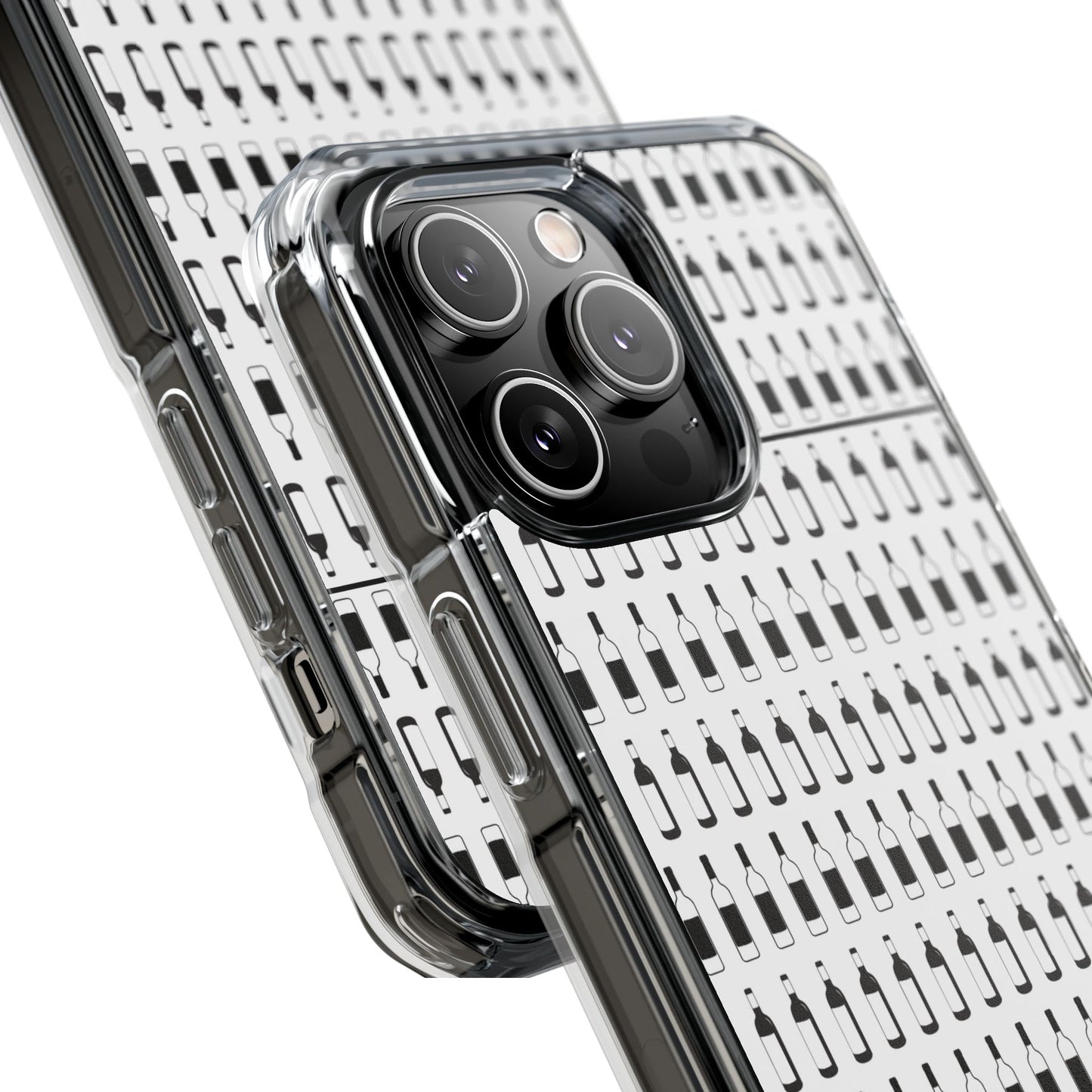 WINE BOTTLES Stylish Magnetic Phone Case | Clear Impact Protection