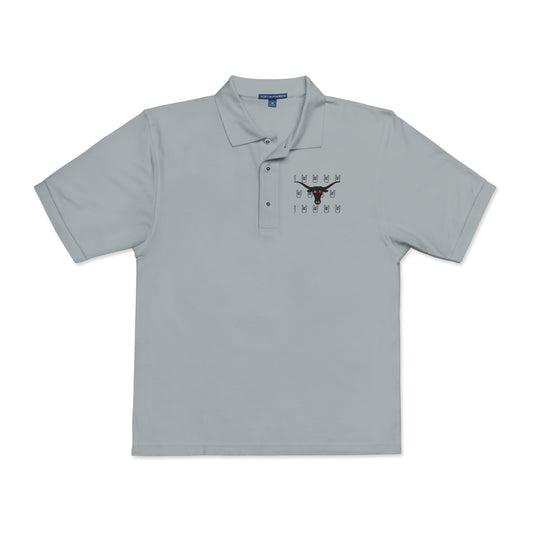 Stylish Unisex Polo Shirt with Unique Longhorns Hook'em Embroidery