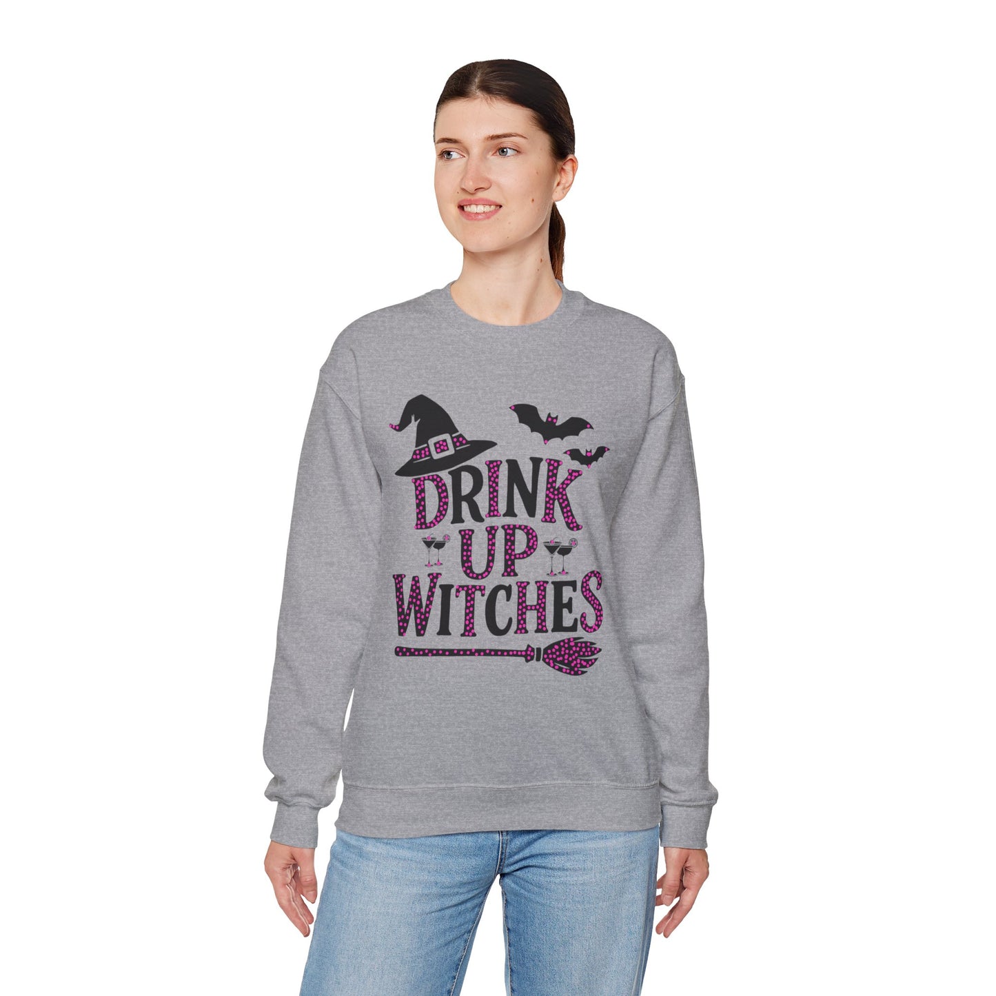 Halloween Drink Up Witches Sweatshirt