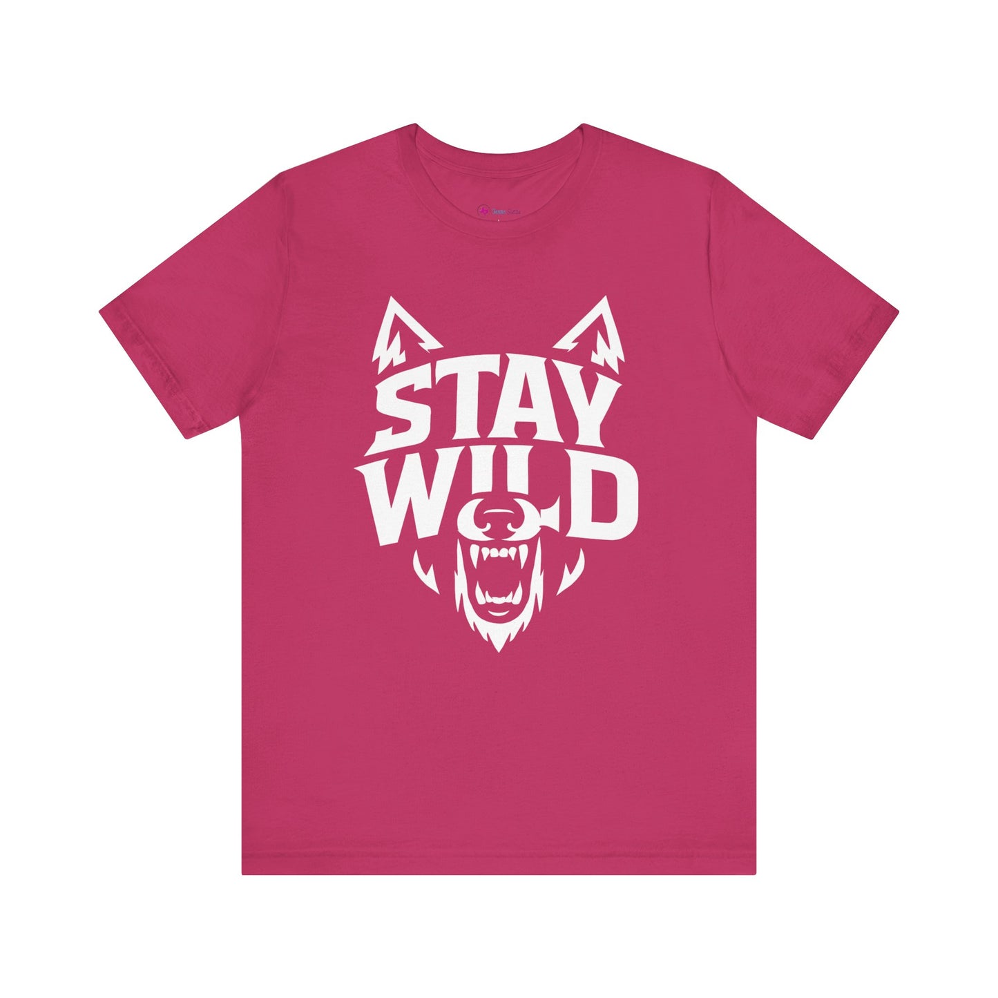Wolf Face Unisex Tee - STAY WILD T-Shirt