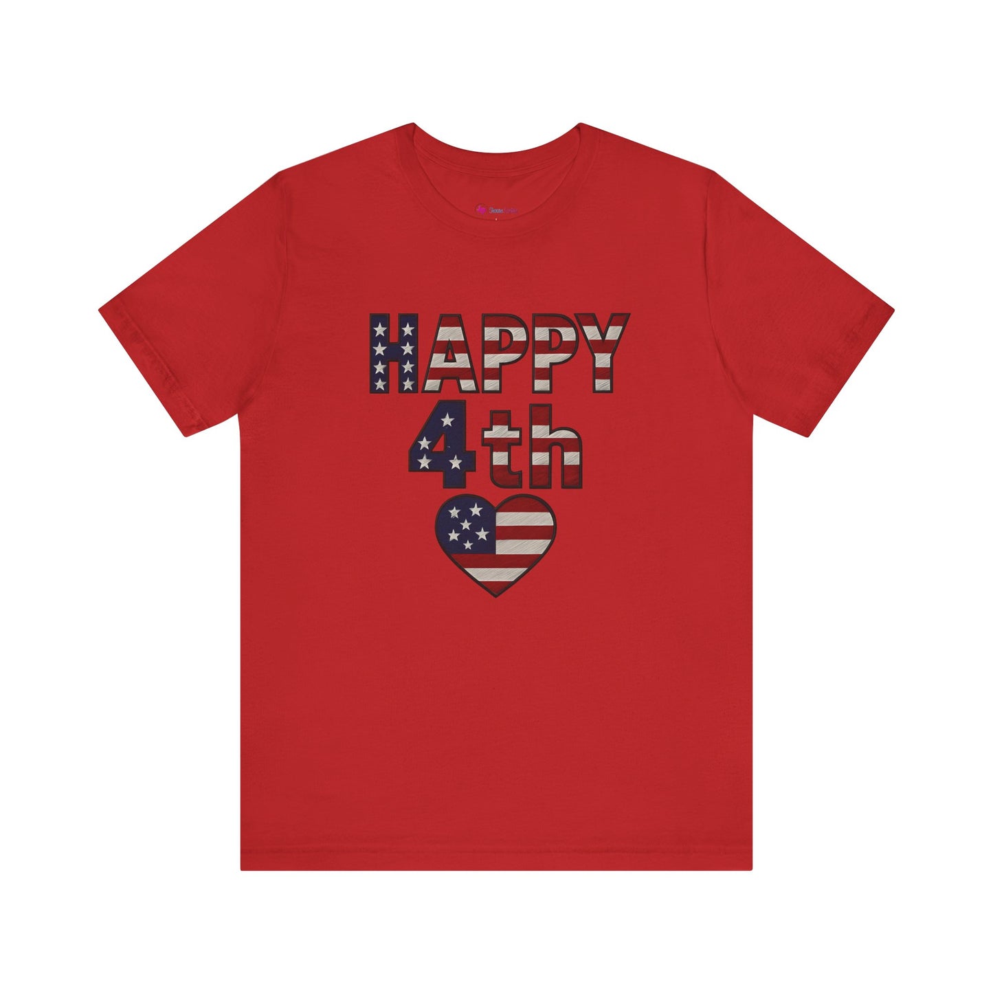 HAPPY 4TH Heart T-SHIRT