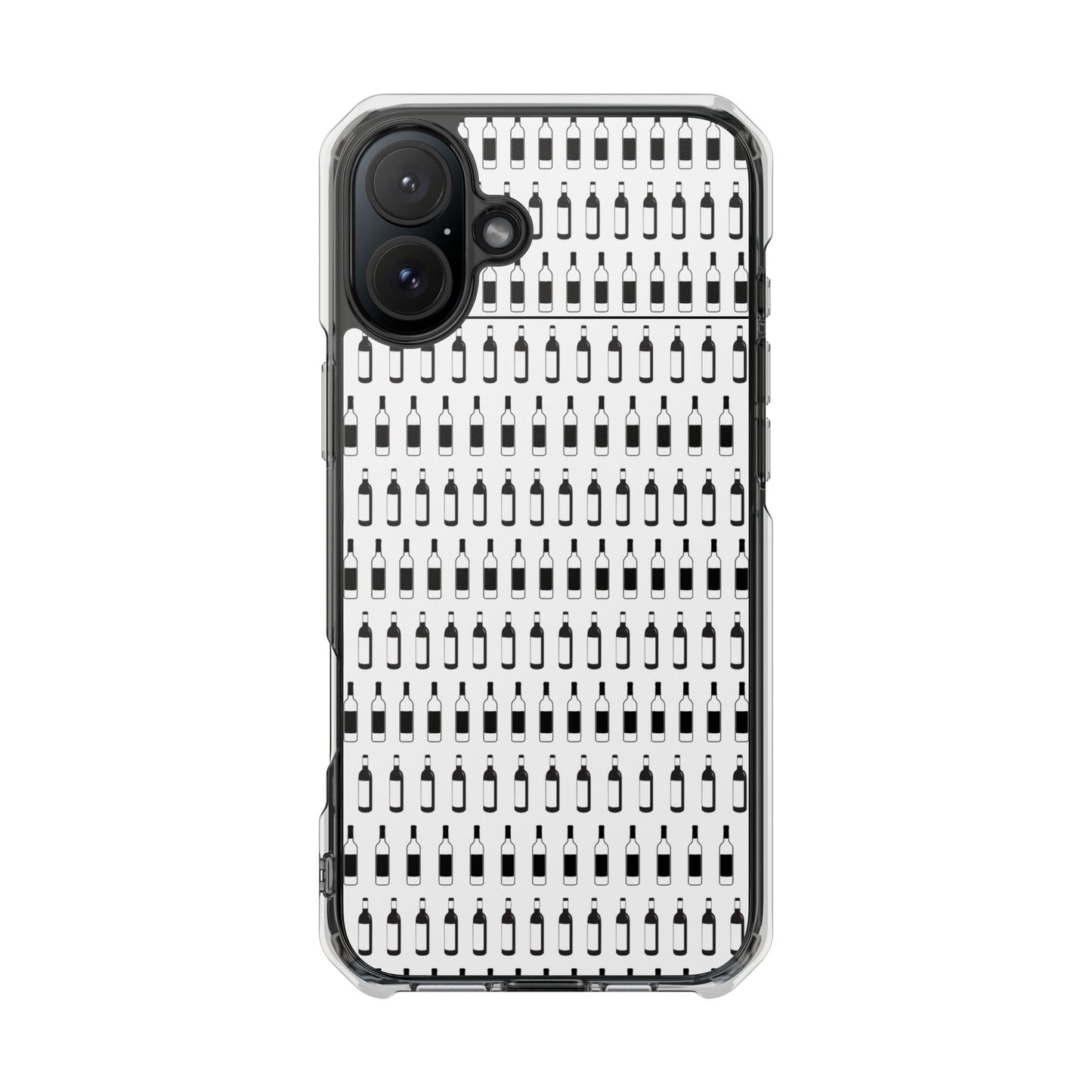 WINE BOTTLES Stylish Magnetic Phone Case | Clear Impact Protection