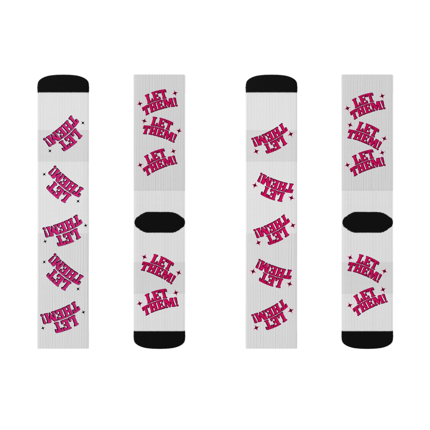 Crew Socks LET THEM Soft Socks