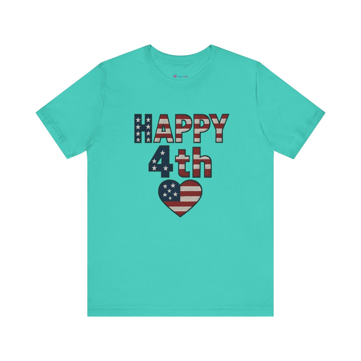 HAPPY 4TH Heart T-SHIRT