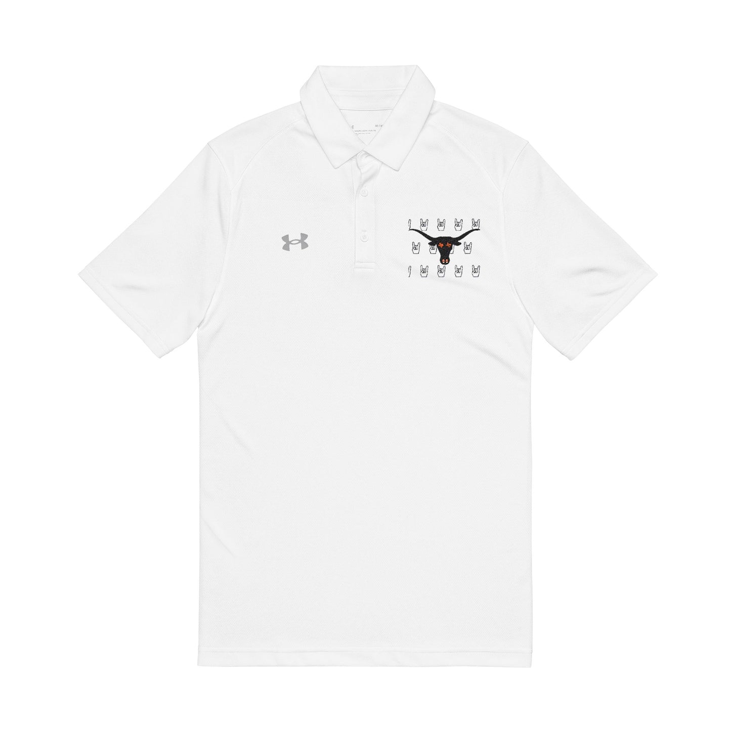 Polo Shirt Embroidered Under Armour Longhorns Hook'em
