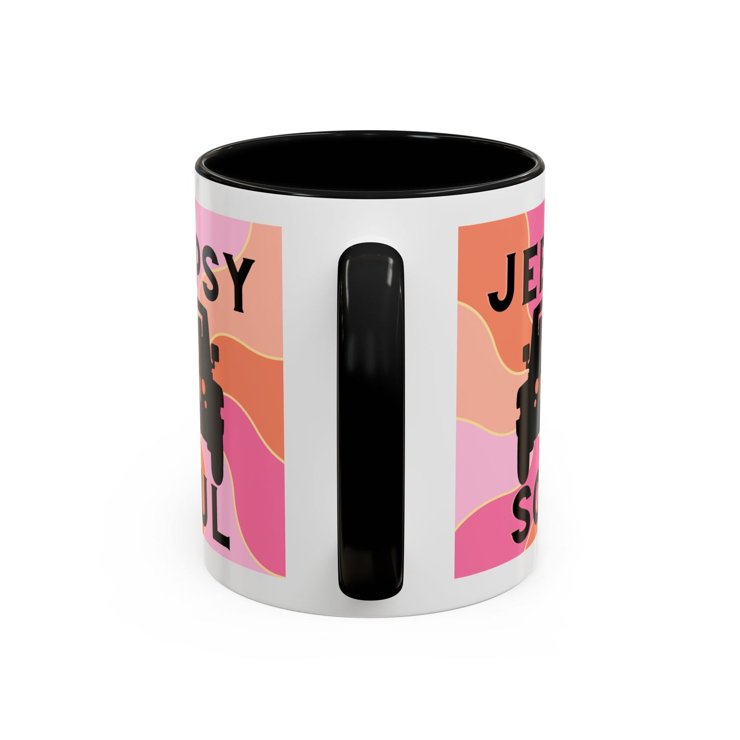 Jeepy Soul Accent Coffee Mug - 11 & 15oz - Stylish for Jeep Lovers