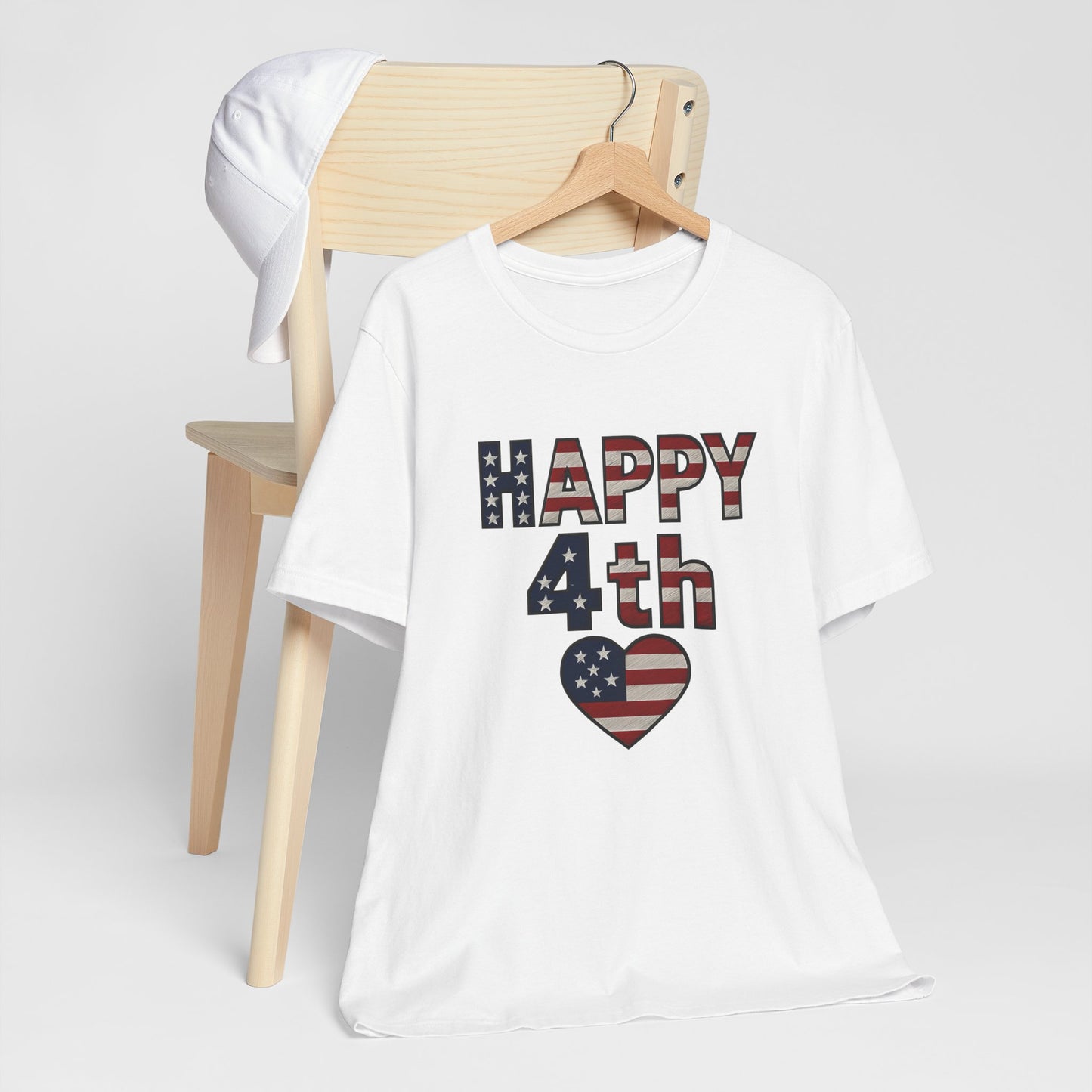 HAPPY 4TH Heart T-SHIRT