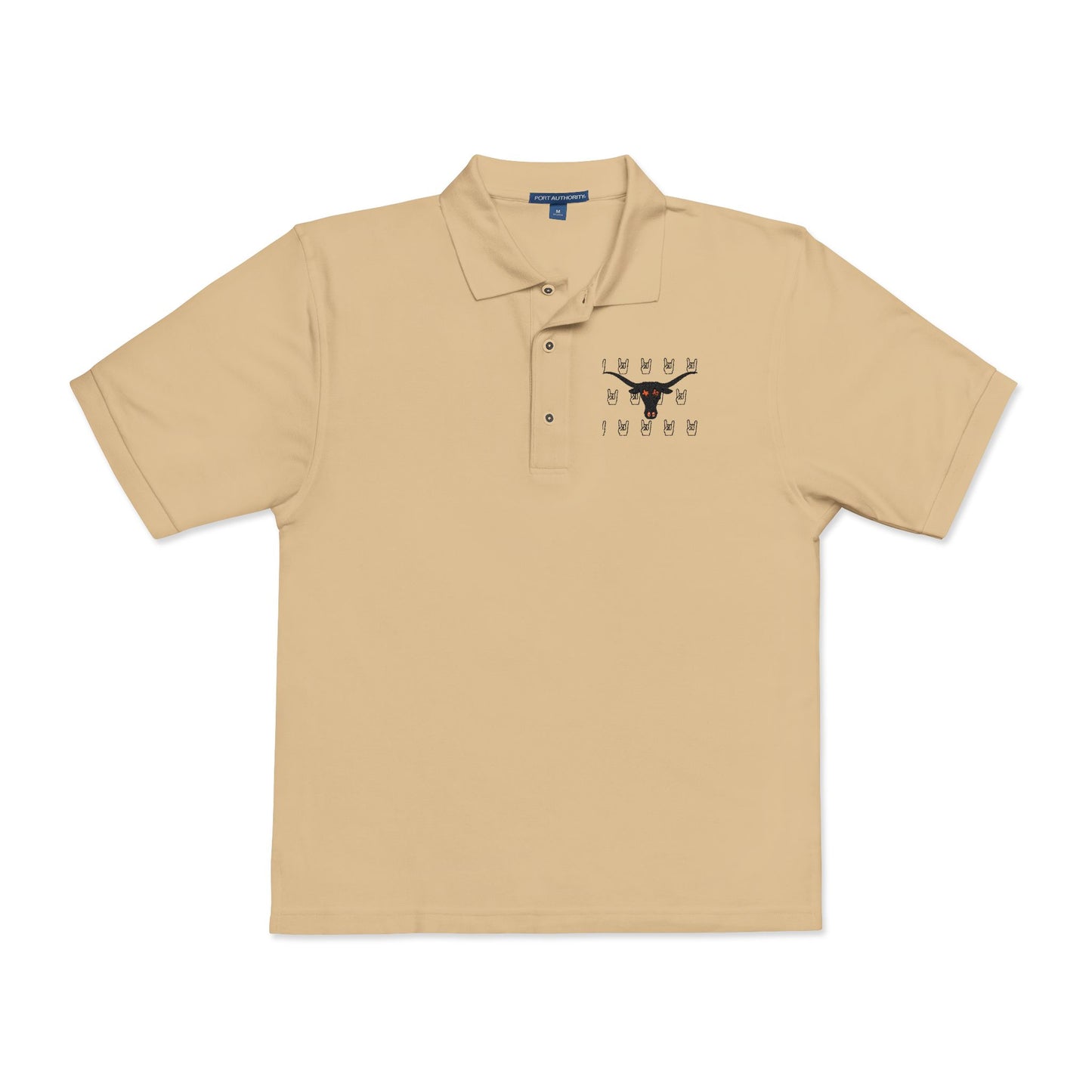 Stylish Unisex Polo Shirt with Unique Longhorns Hook'em Embroidery