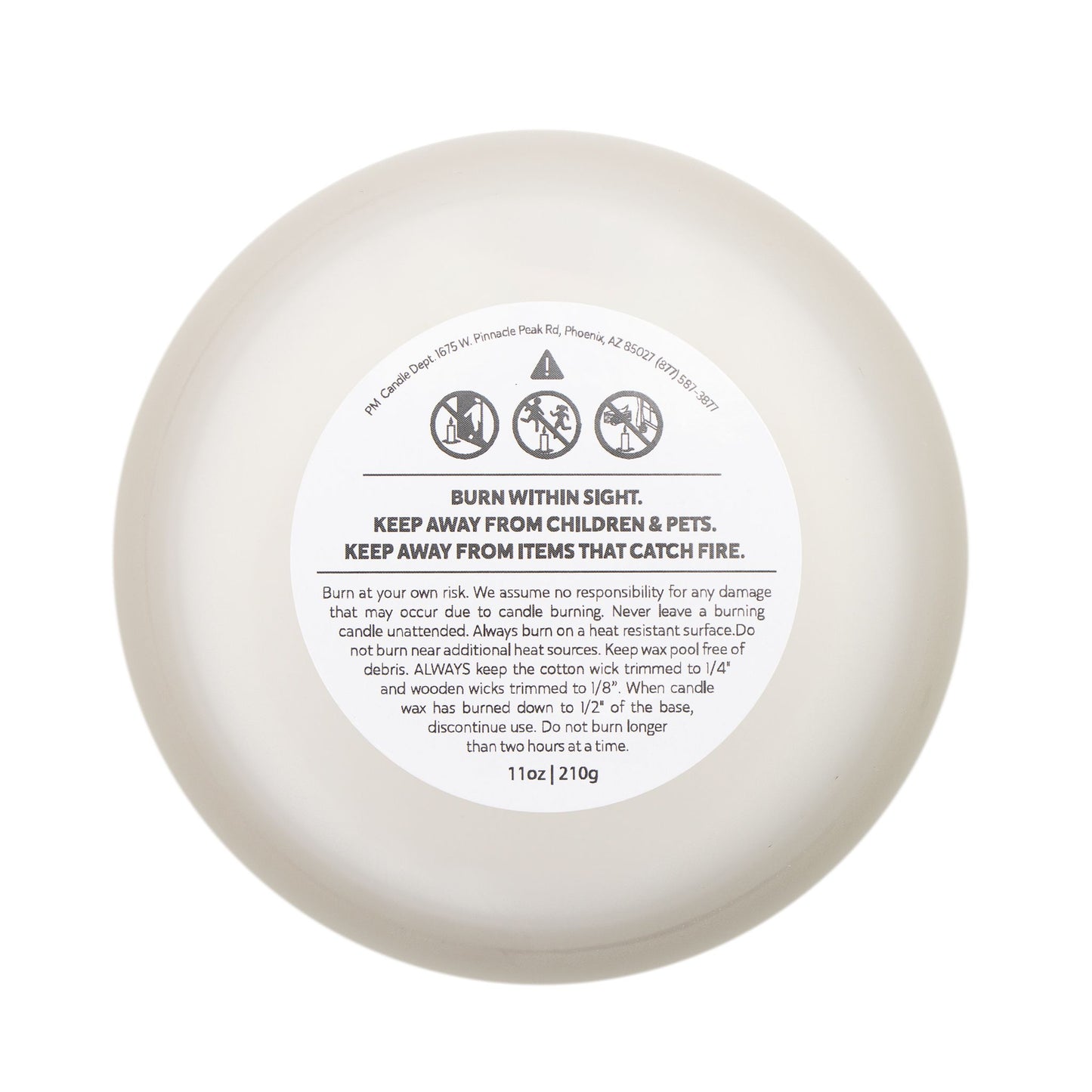 Frosted Glass Candle with Floral Design – "Let That Shit Go" – Relaxing Gift for Self-Care, Home Decor, Aromatherapy, Spa