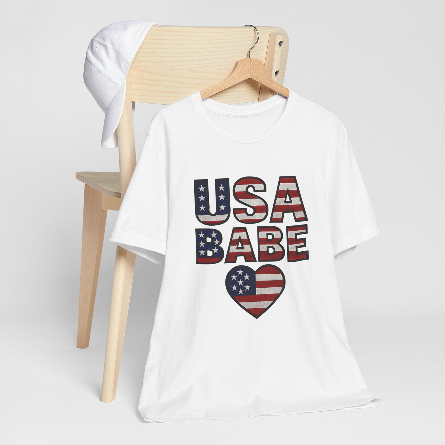 USA BABE HEART T-SHIRT