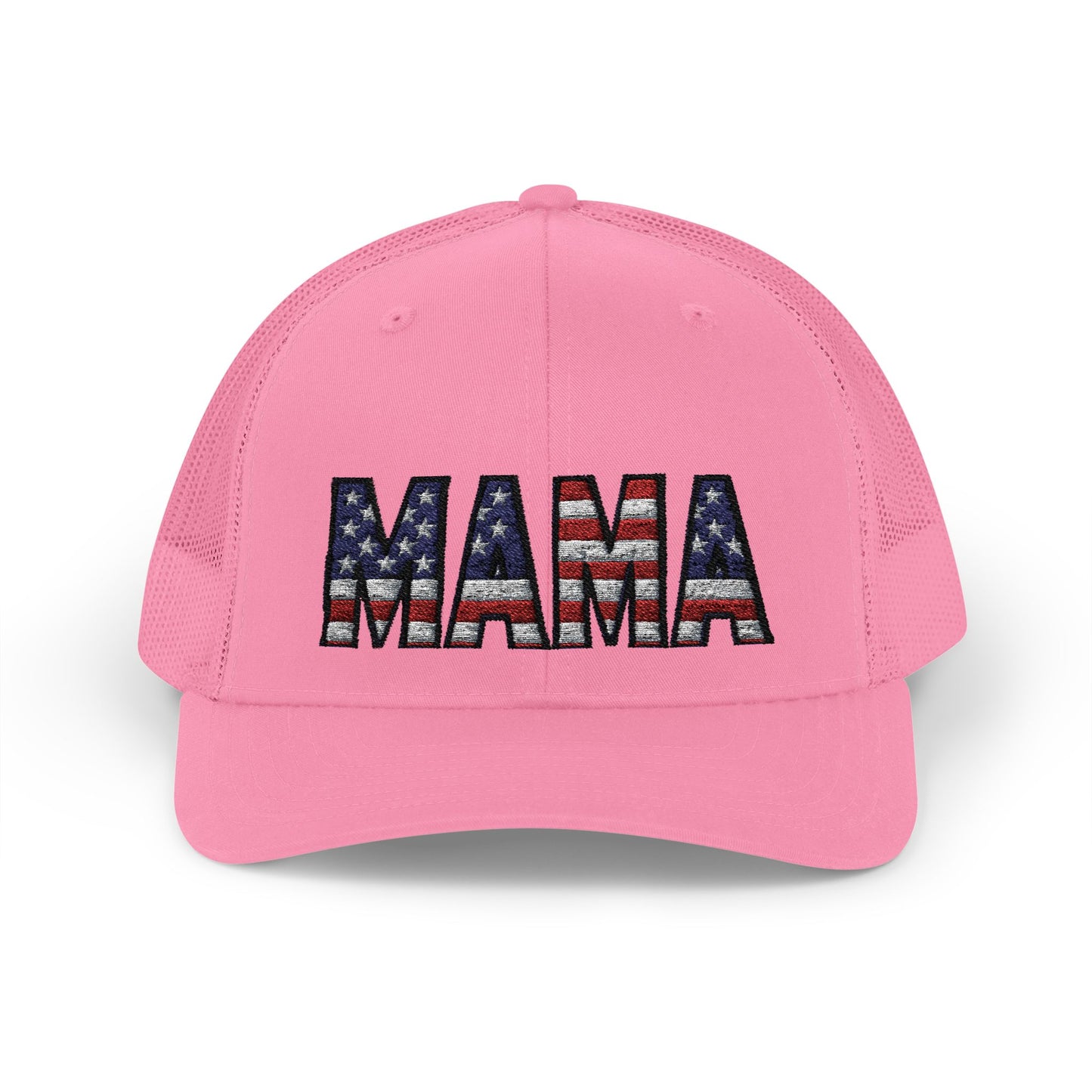 USA FLAG MAMA Snapback Trucker Cap