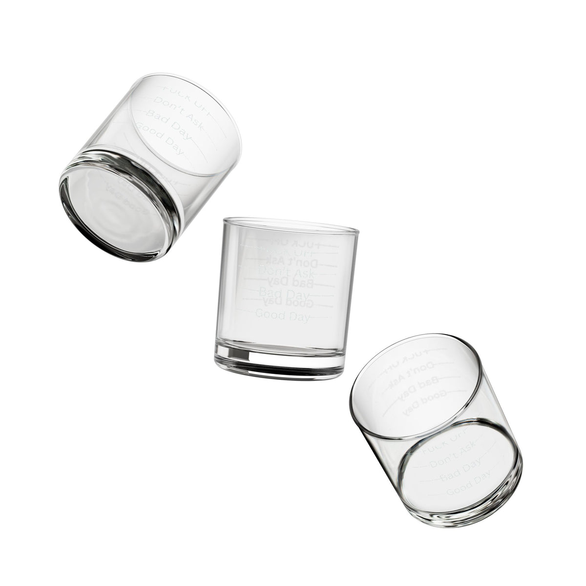 Engraved MOOD MARKER Whiskey Glass 10.5oz — Cocktail Lovers
