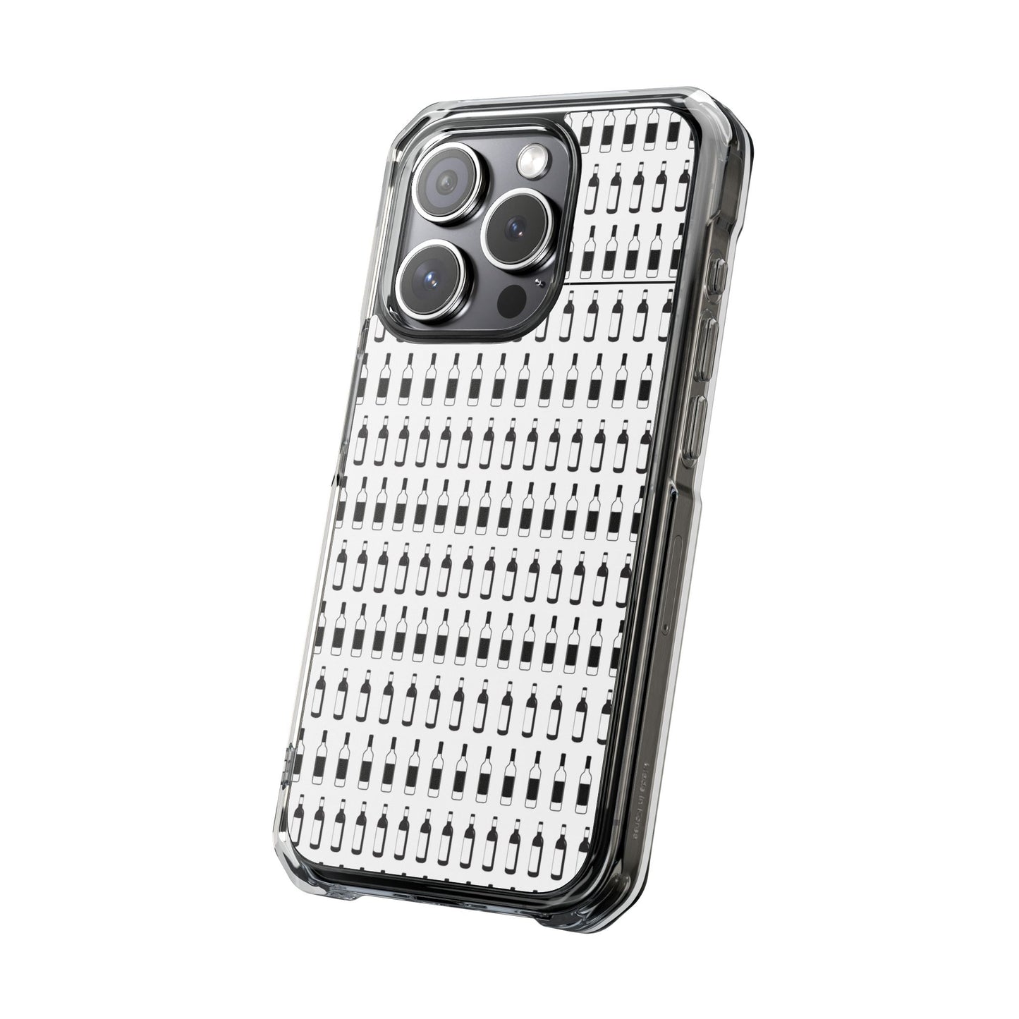 WINE BOTTLES Stylish Magnetic Phone Case | Clear Impact Protection
