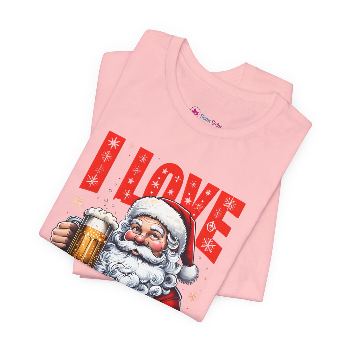 Funny Santa I LOVE DECEM-BEER T-Shirt