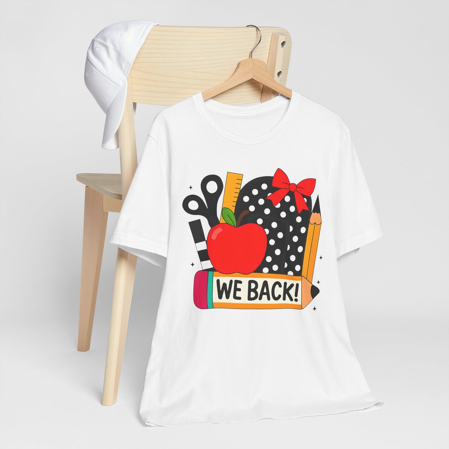 Cute Teacher T-shirt - WE BACK! Many Colors to choose from!