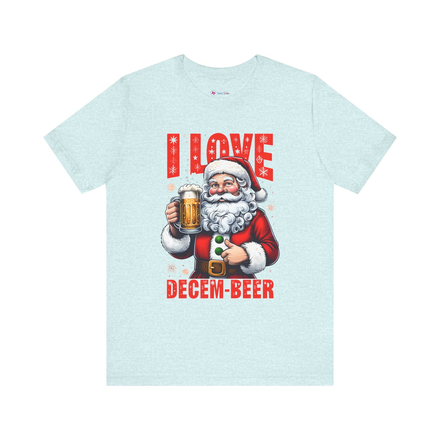 Funny Santa I LOVE DECEM-BEER T-Shirt