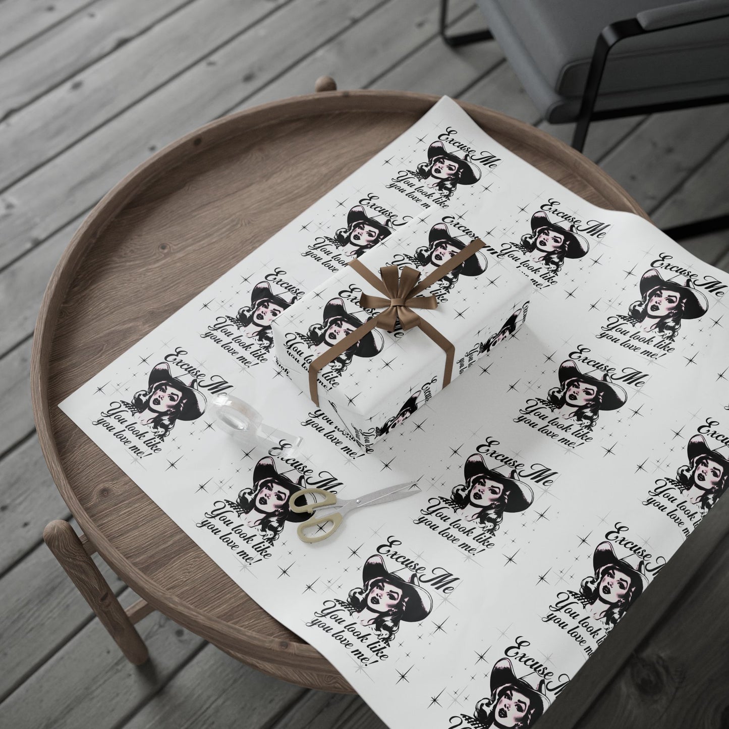You Look Like you Love Me Chic Gift Wrap