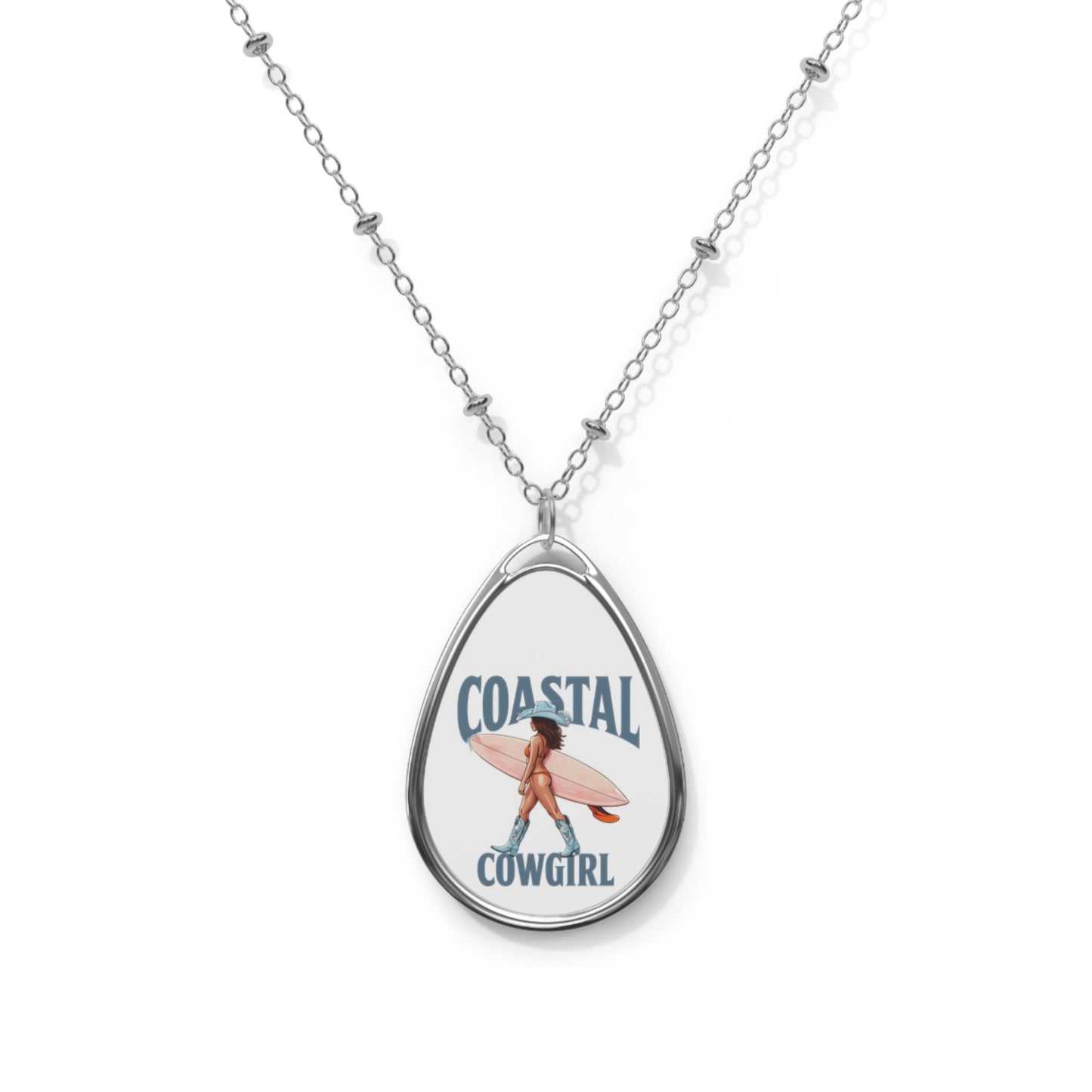 COASTAL COWGIRL Oval Necklace - Adventure Inspired Jewelry