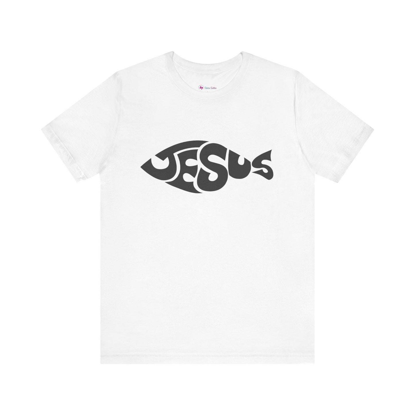 JESUS Fish Design T-Shirt Unisex