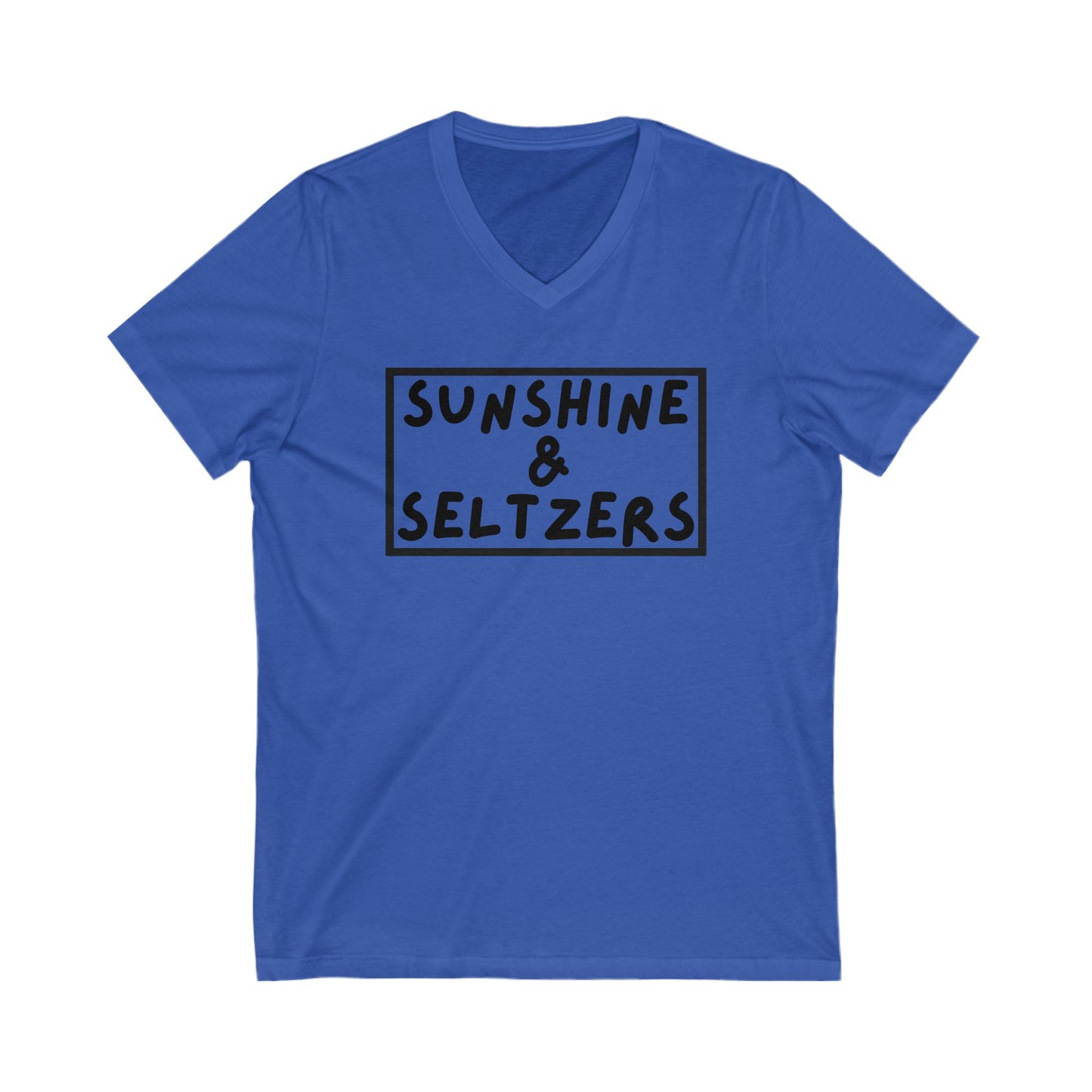 Sunshine & Seltzers V-Neck T-Shirt
