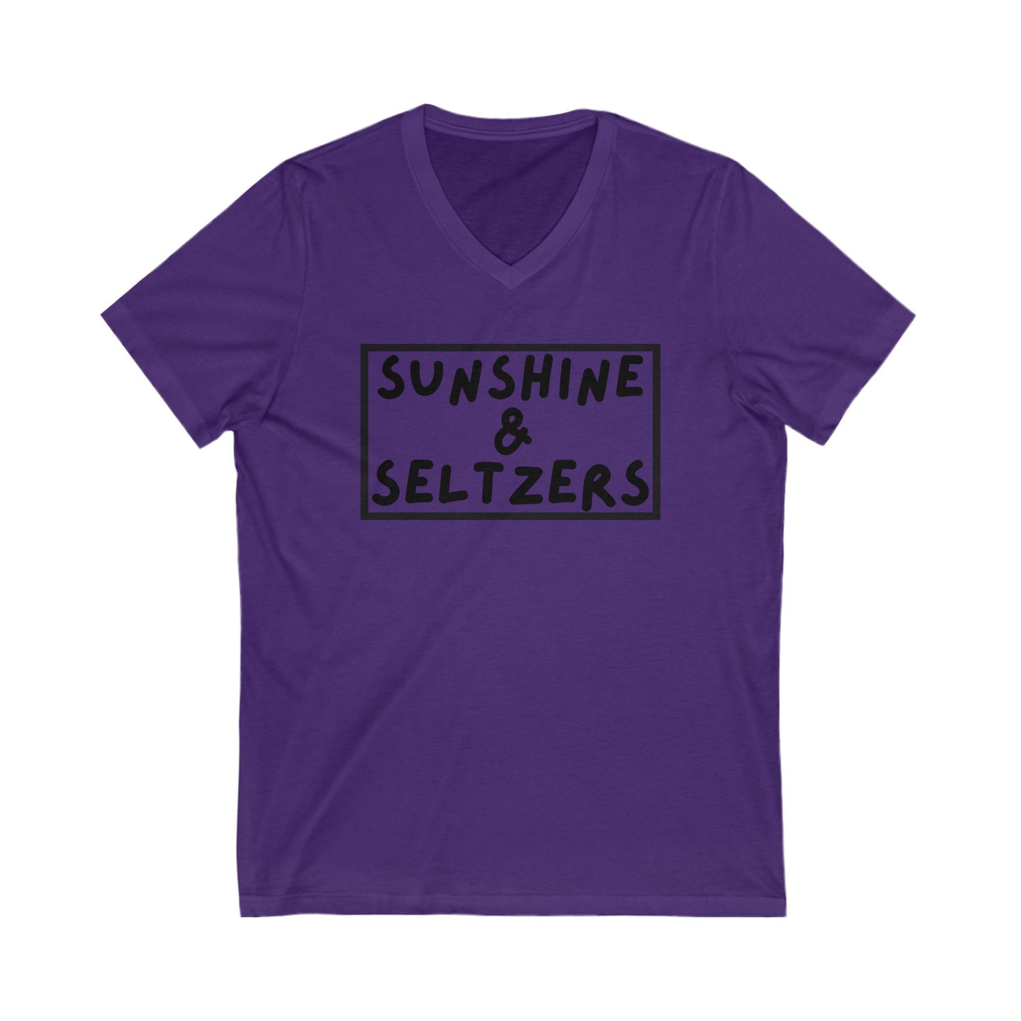 Sunshine & Seltzers V-Neck T-Shirt