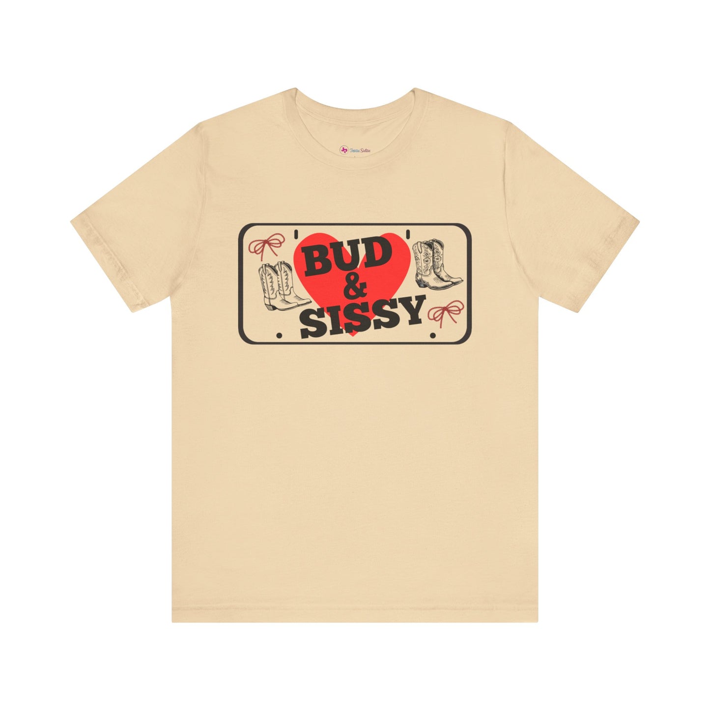 Bud & Sissy License Plate T-Shirt Unisex