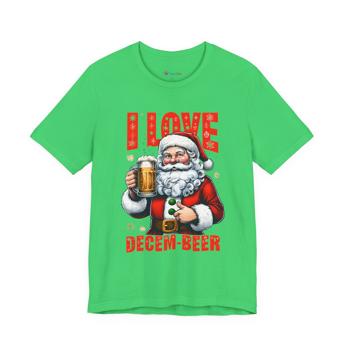 Funny Santa I LOVE DECEM-BEER T-Shirt