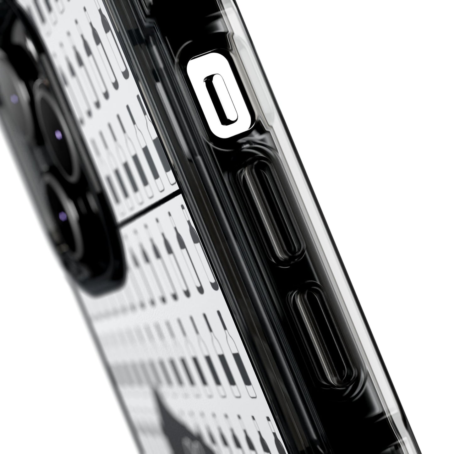 WINE BOTTLES with heart corkscrew Stylish Magnetic Phone Case | Clear Impact Protection