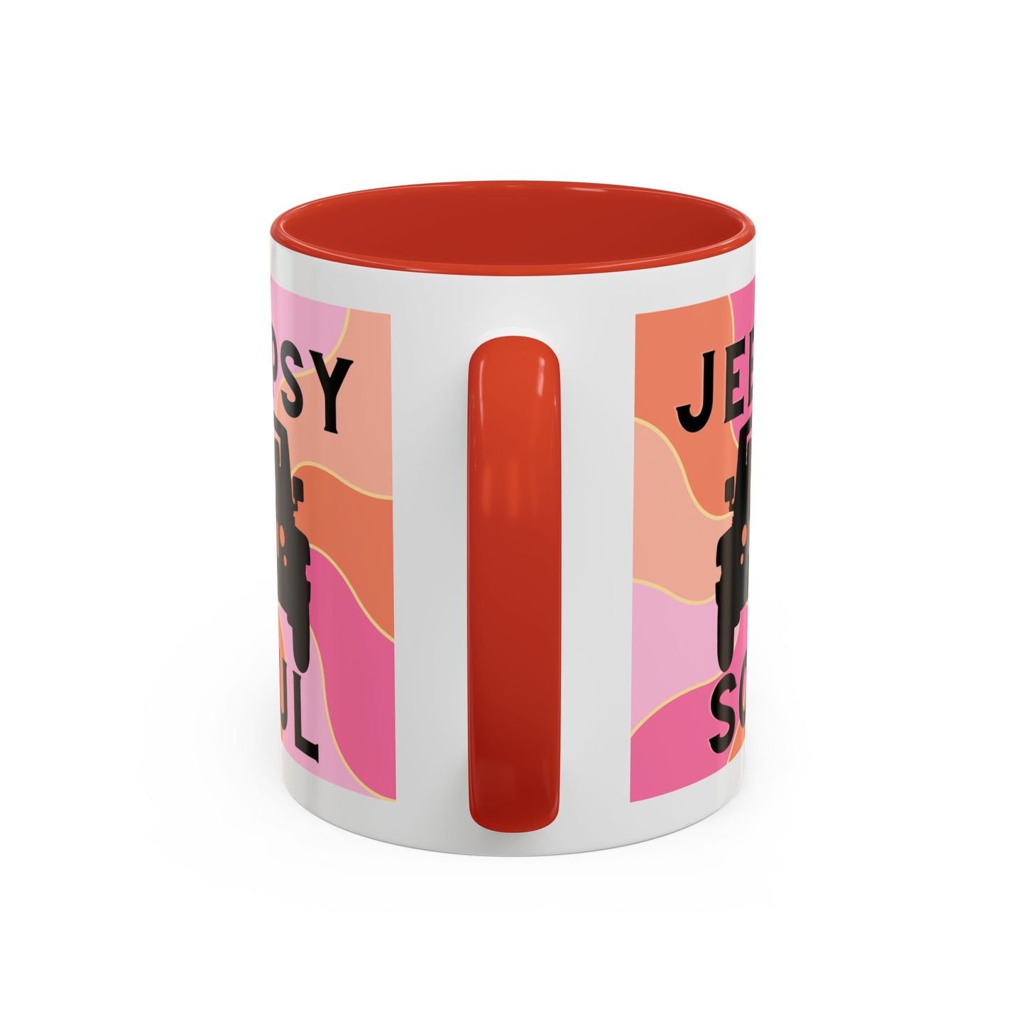 Jeepy Soul Accent Coffee Mug - 11 & 15oz - Stylish for Jeep Lovers
