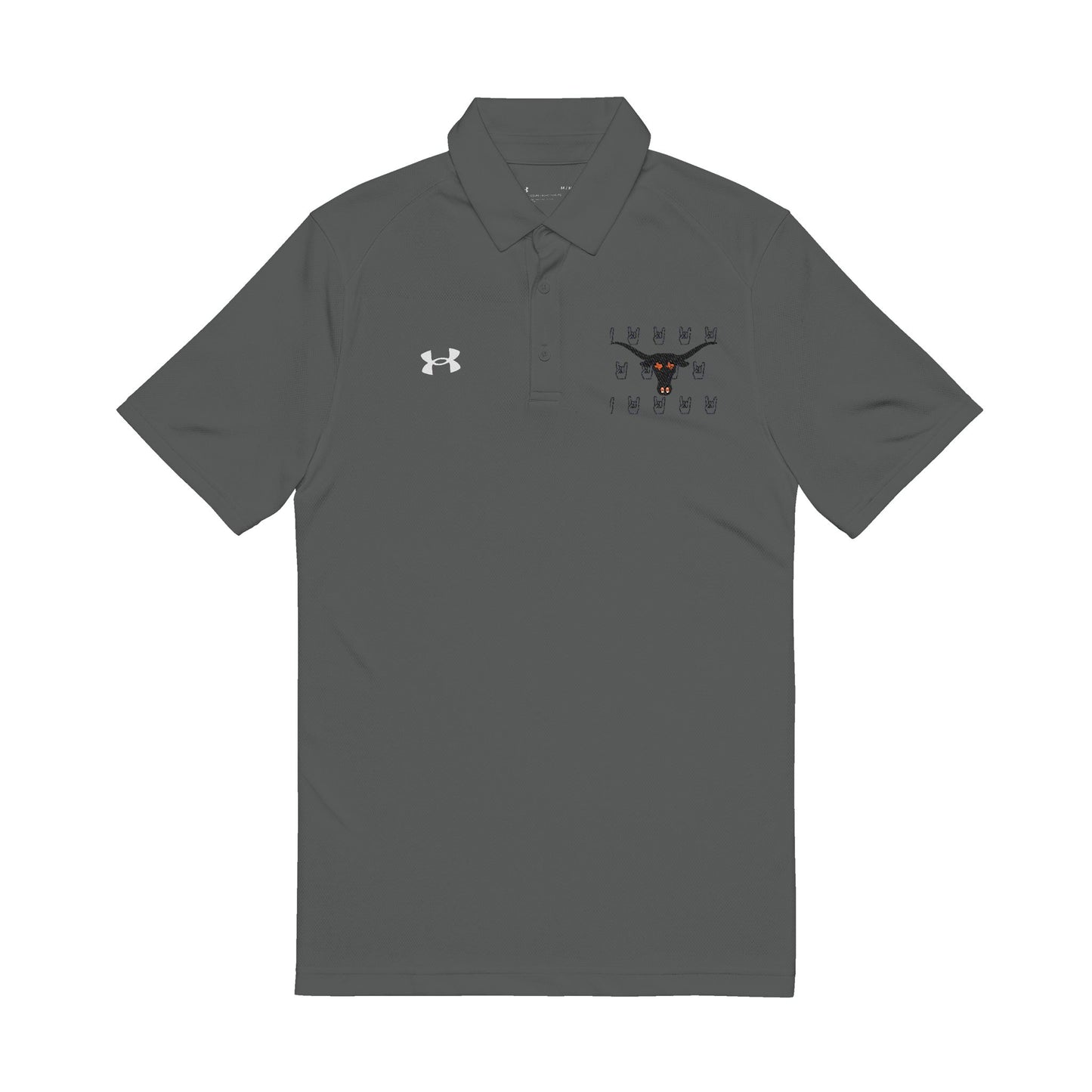 Polo Shirt Embroidered Under Armour Longhorns Hook'em