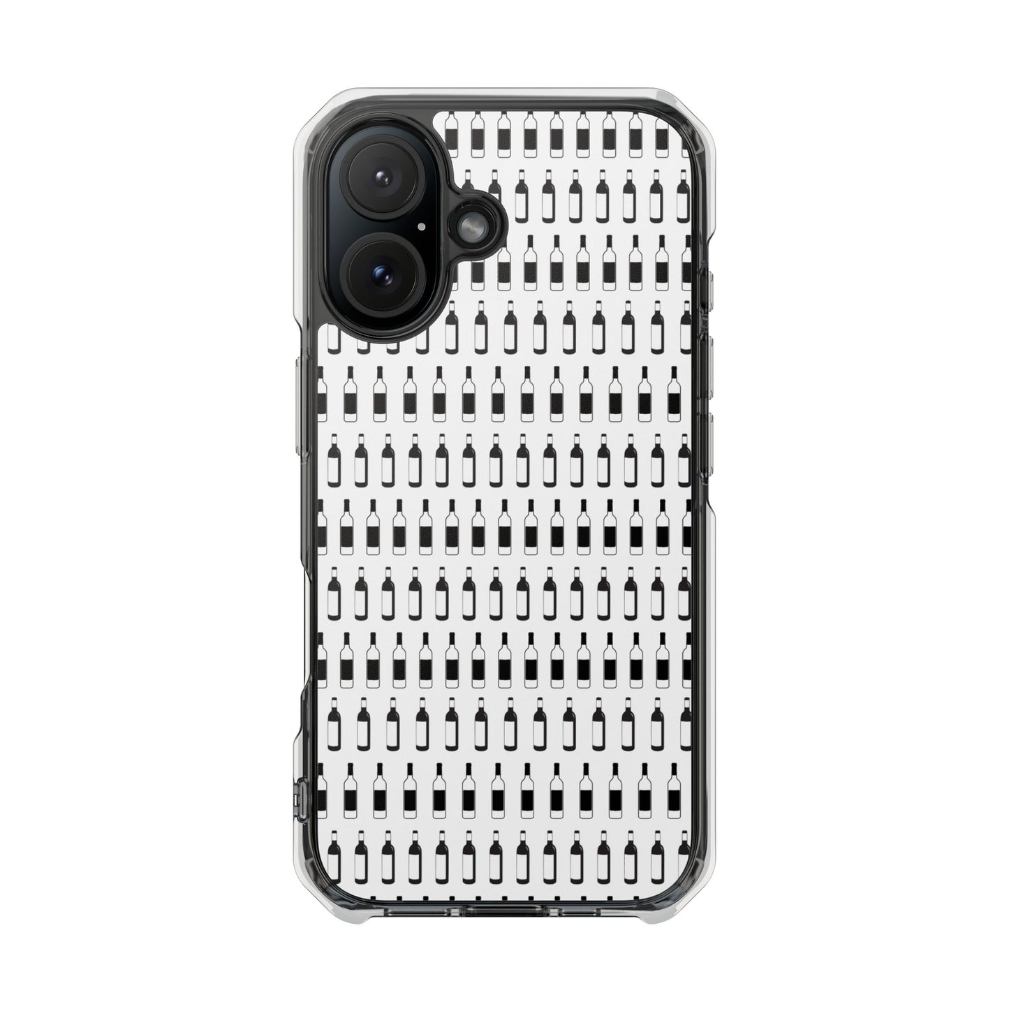WINE BOTTLES Stylish Magnetic Phone Case | Clear Impact Protection