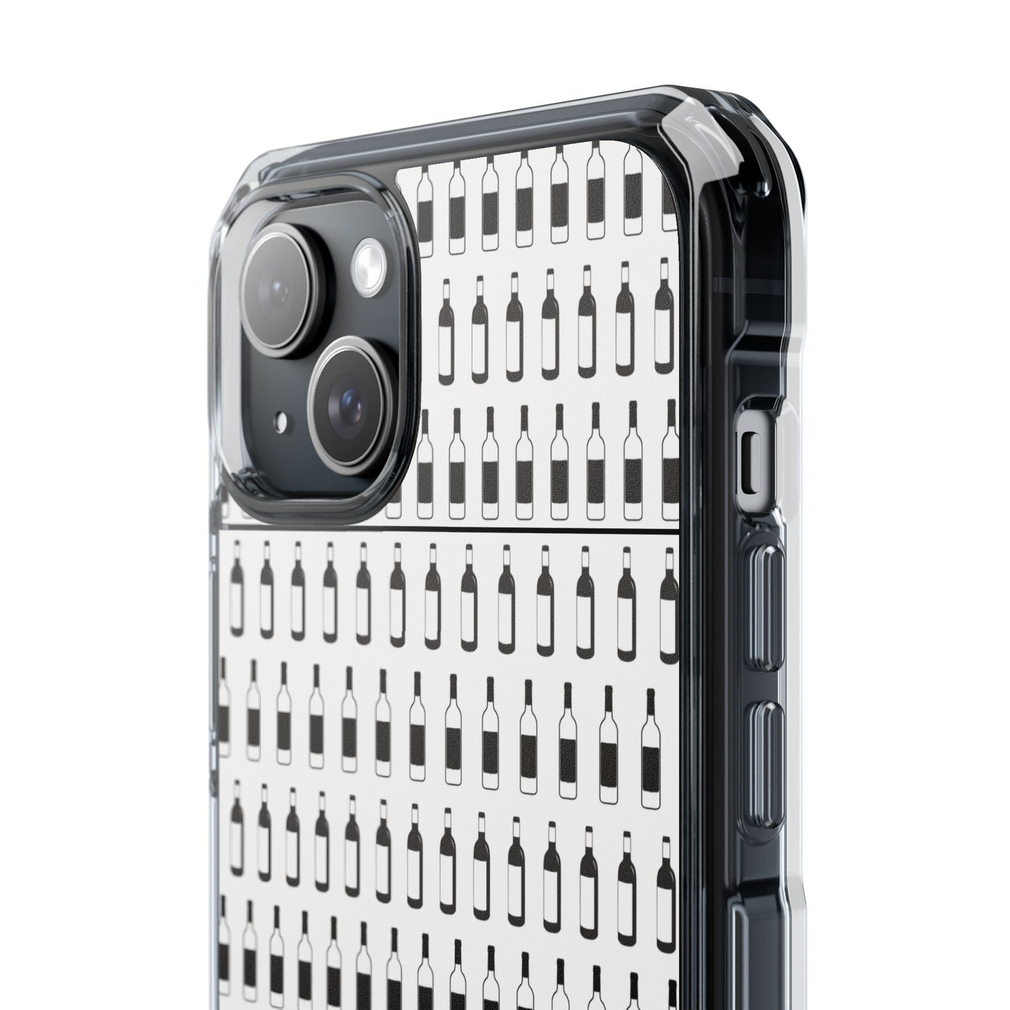 WINE BOTTLES Stylish Magnetic Phone Case | Clear Impact Protection
