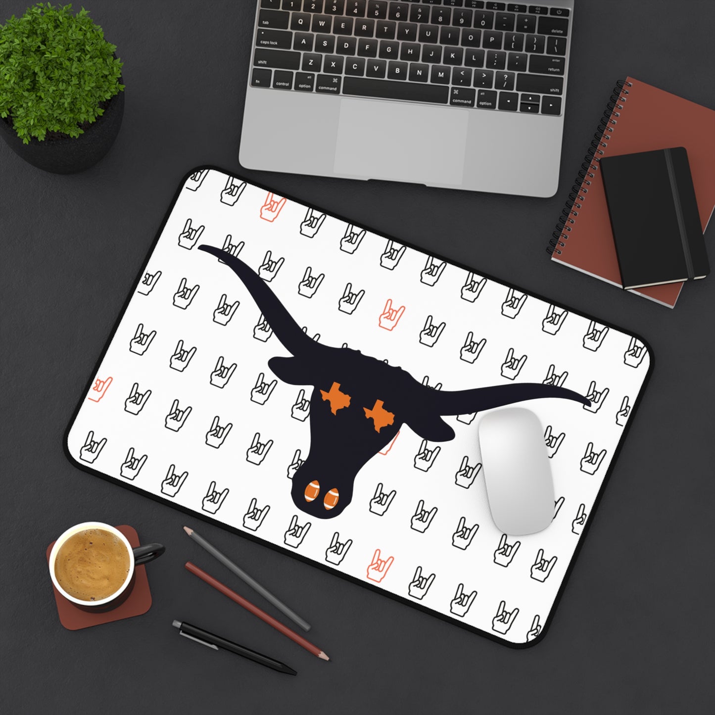 Texas Longhorn HOOK'em Mouse Pad Desk Mat