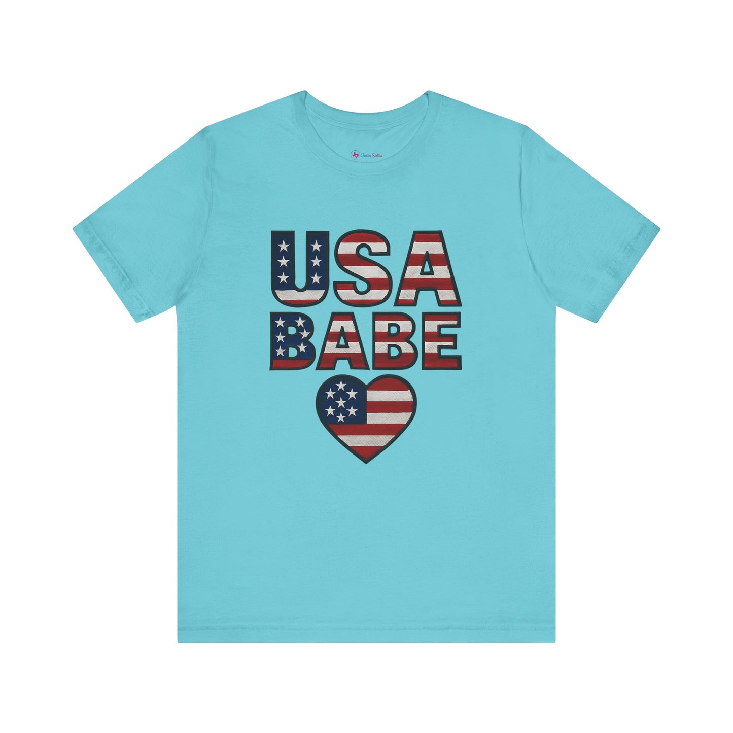 USA BABE HEART T-SHIRT