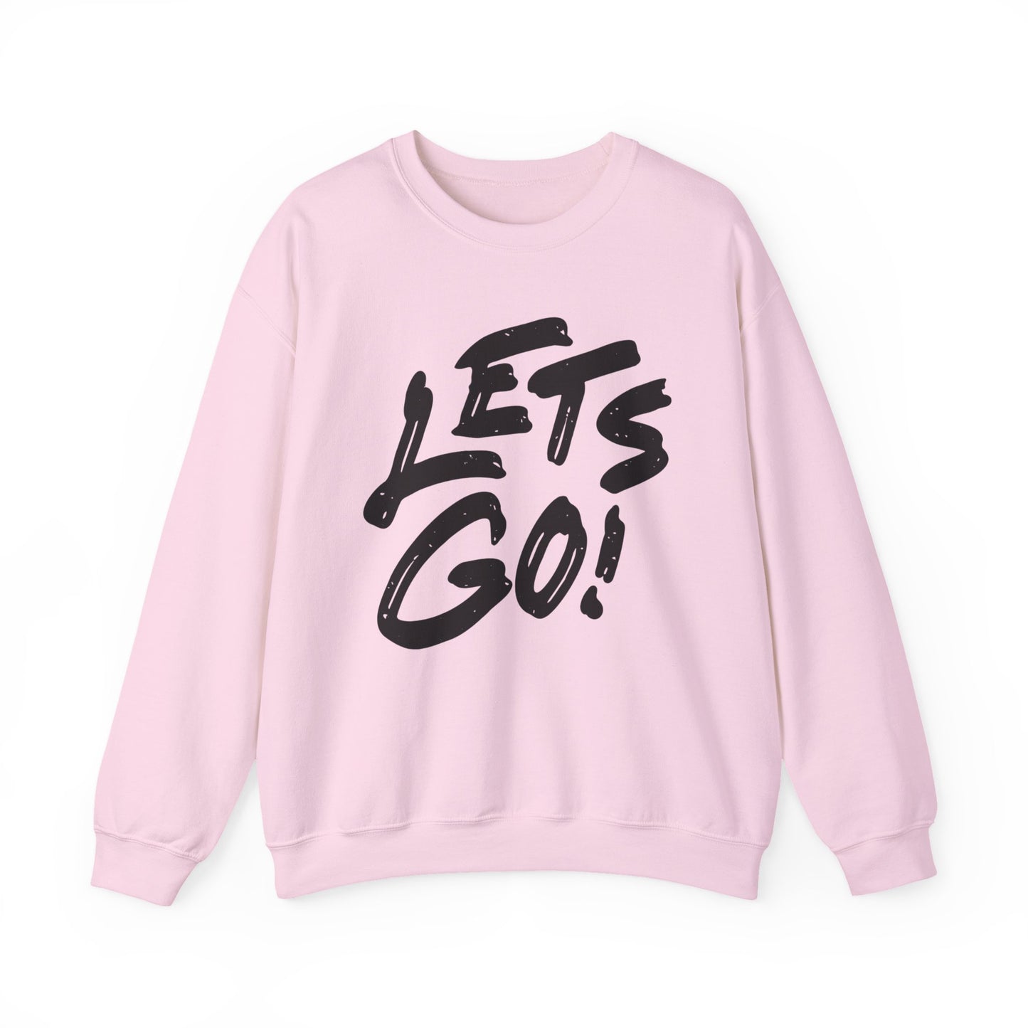 Crewneck Sweatshirt LET'S GO Sports Tailgate Fun Events