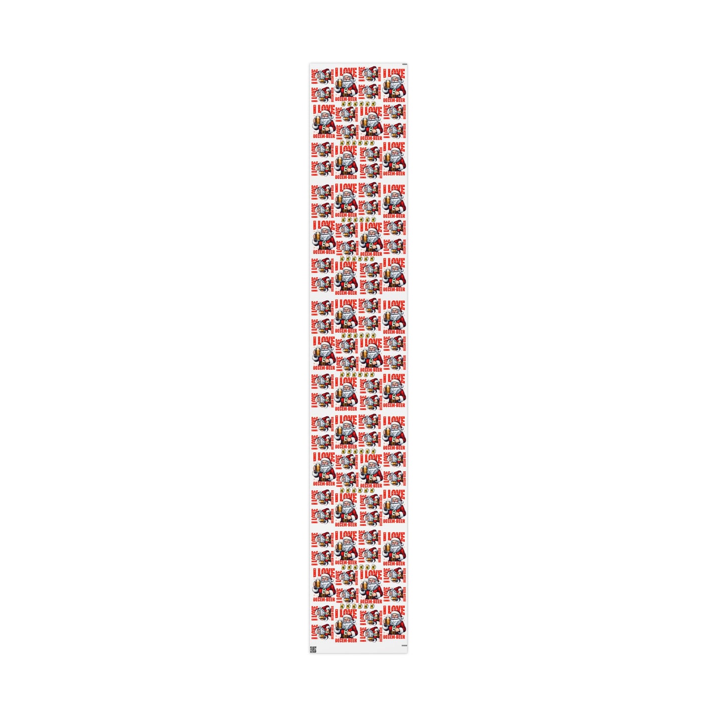 Funny Christmas Wrapping Paper I love DECEM-BEER