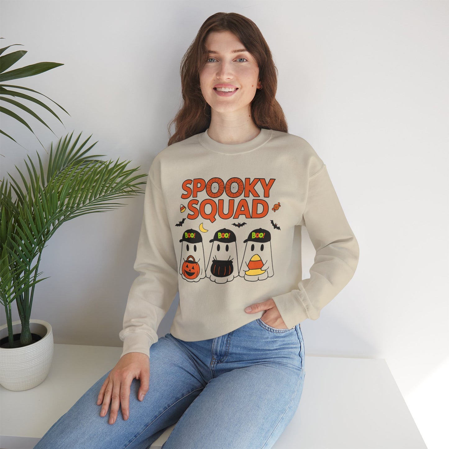 Halloween Ghosts Sweatshirt - Spooky Squad