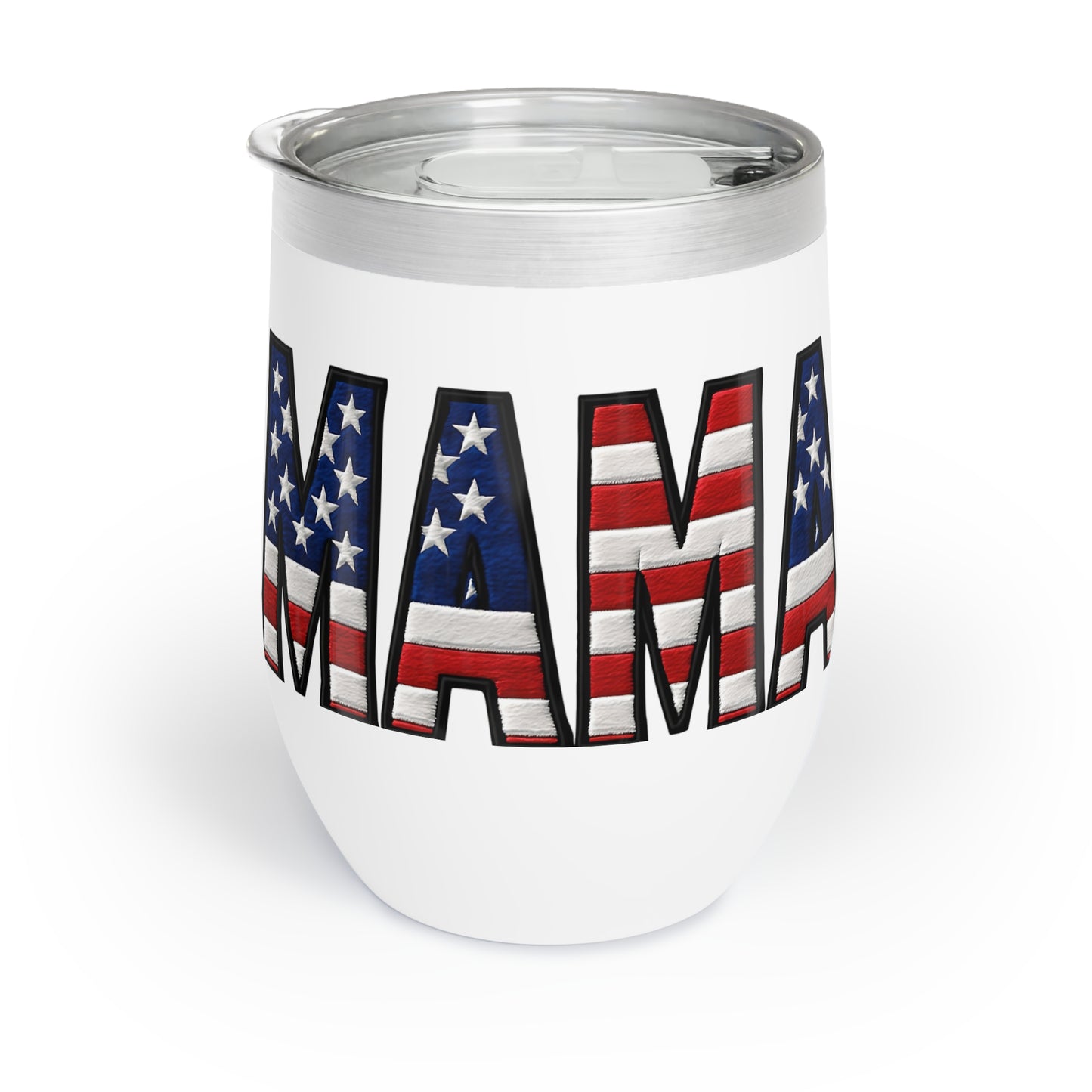 USA FLAG MAMA Cocktail Tumbler - Perfect for Patriotic MAMA's