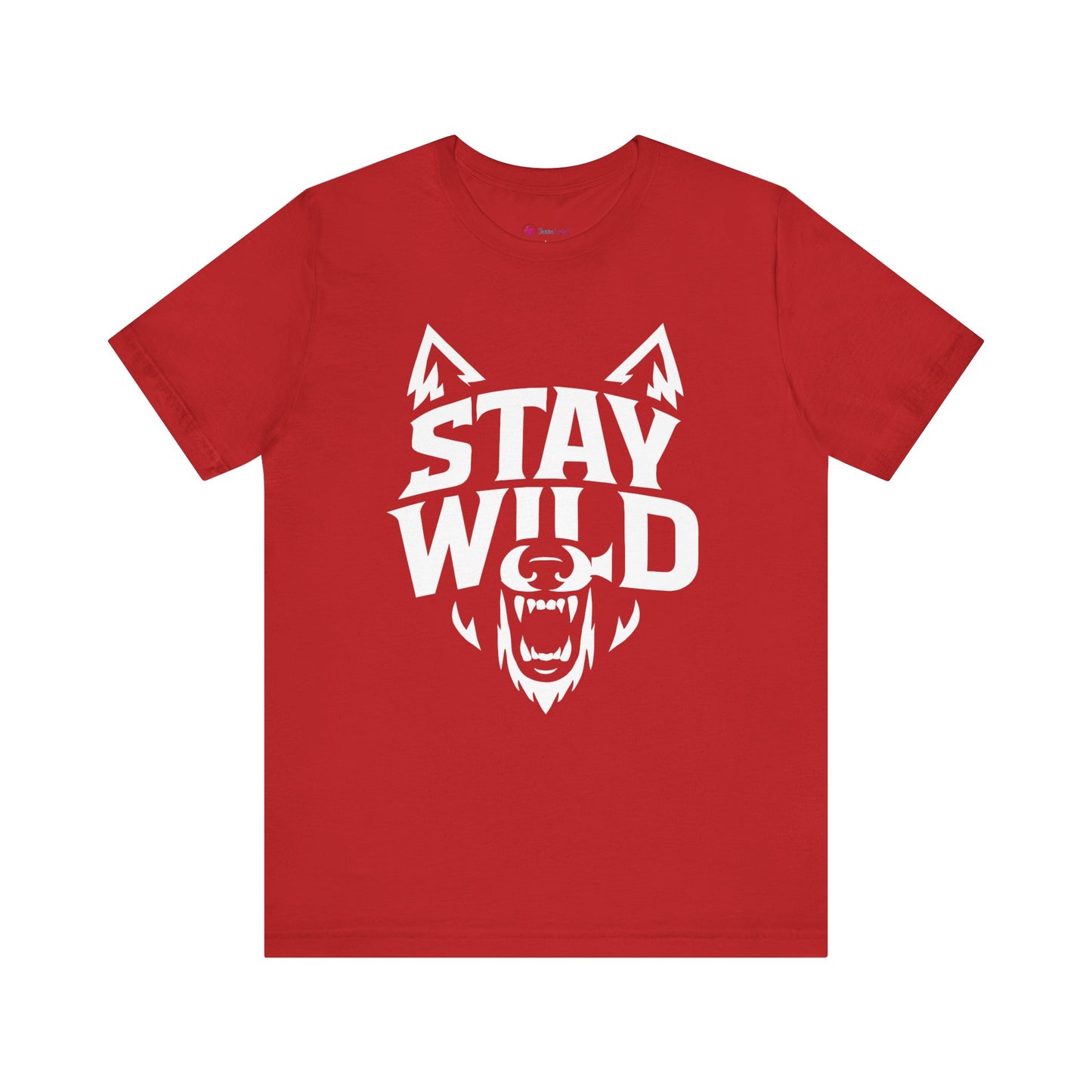 Wolf Face Unisex Tee - STAY WILD T-Shirt