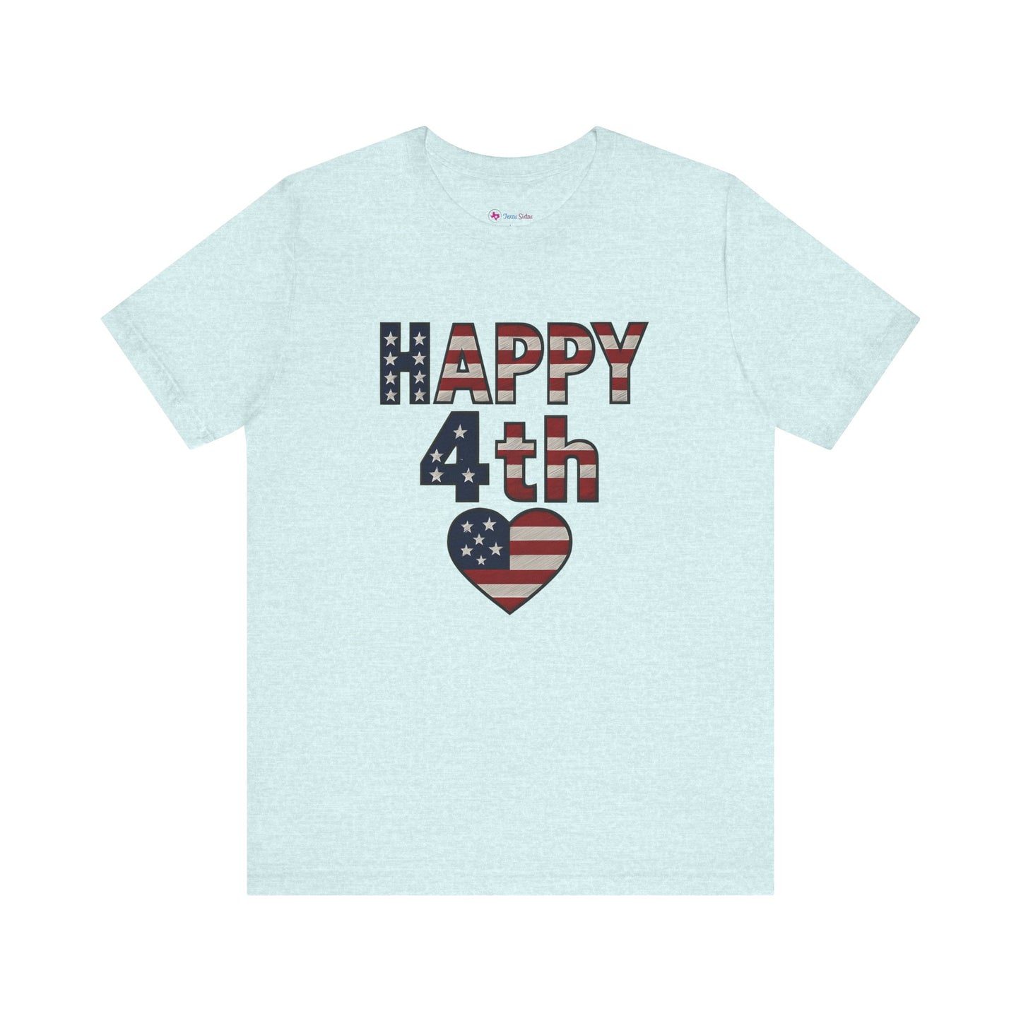 HAPPY 4TH Heart T-SHIRT