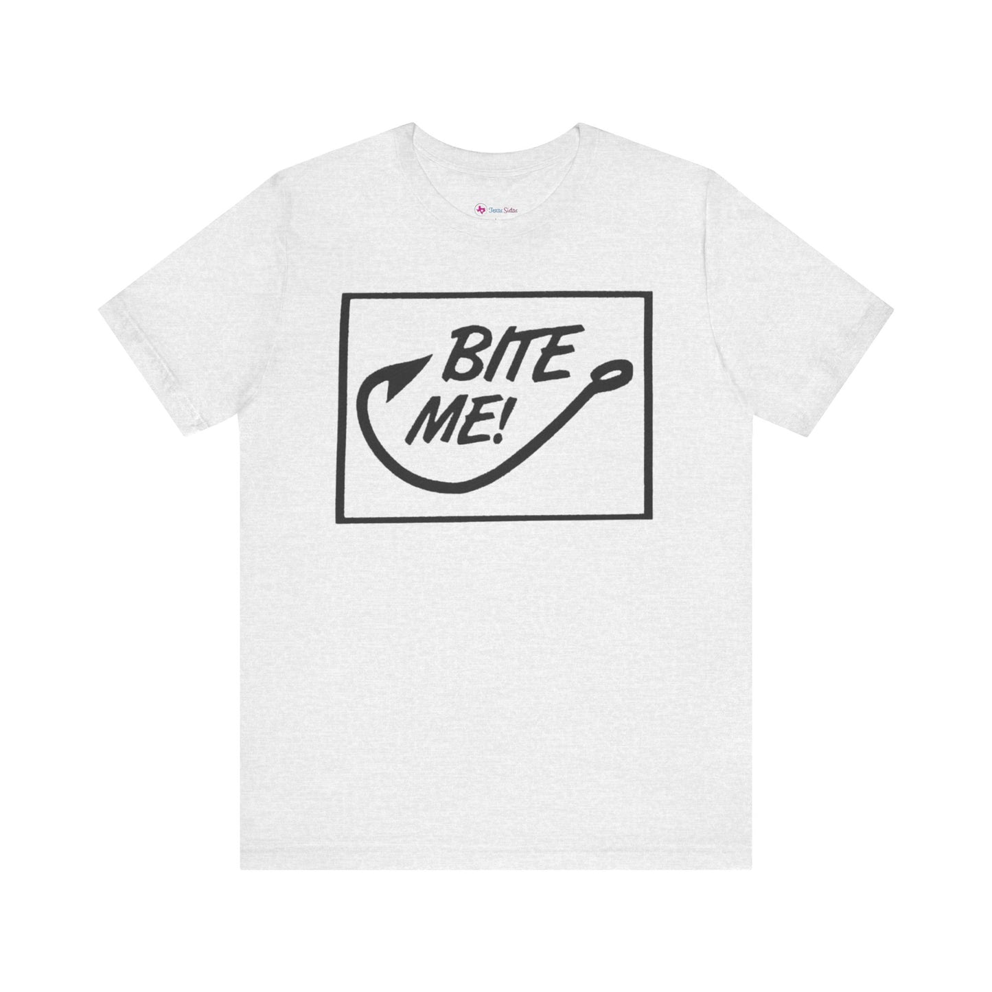 Fishing Hook Unisex Tee - 'BITE ME' Design