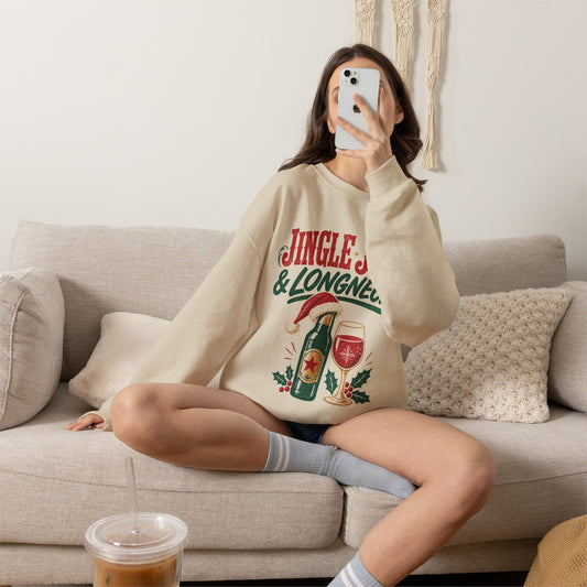 Jingle Juice & Longnecks Christmas Sweatshirt