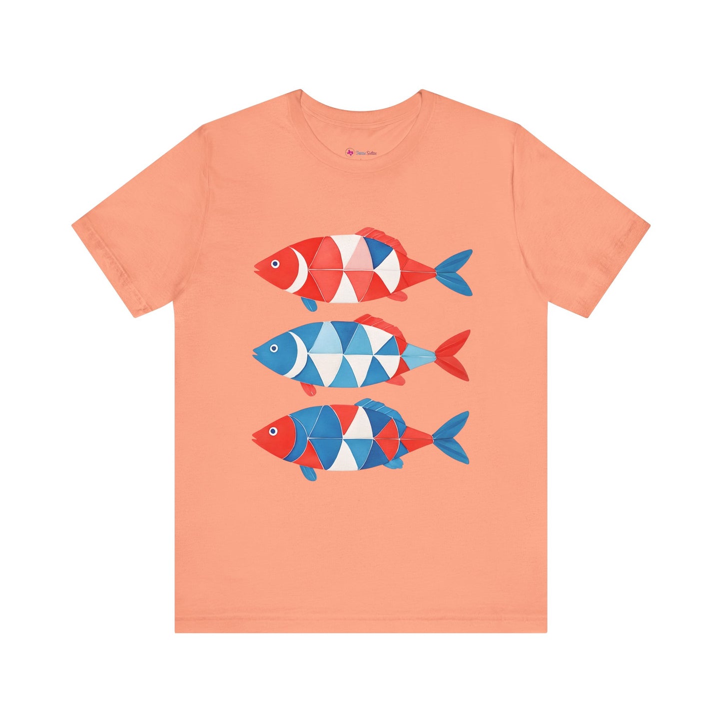 Patriotic Fish T-Shirt Unisex