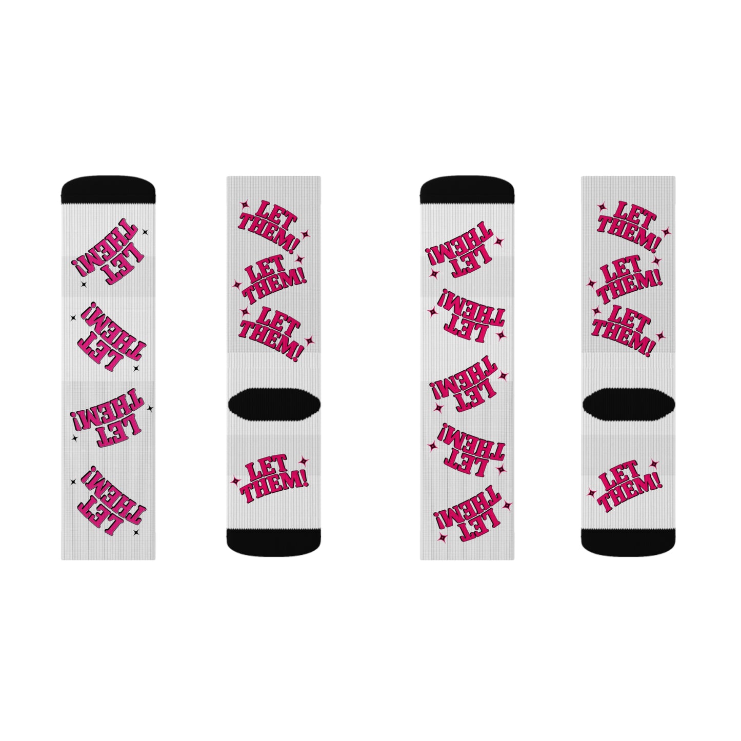 Crew Socks LET THEM Soft Socks