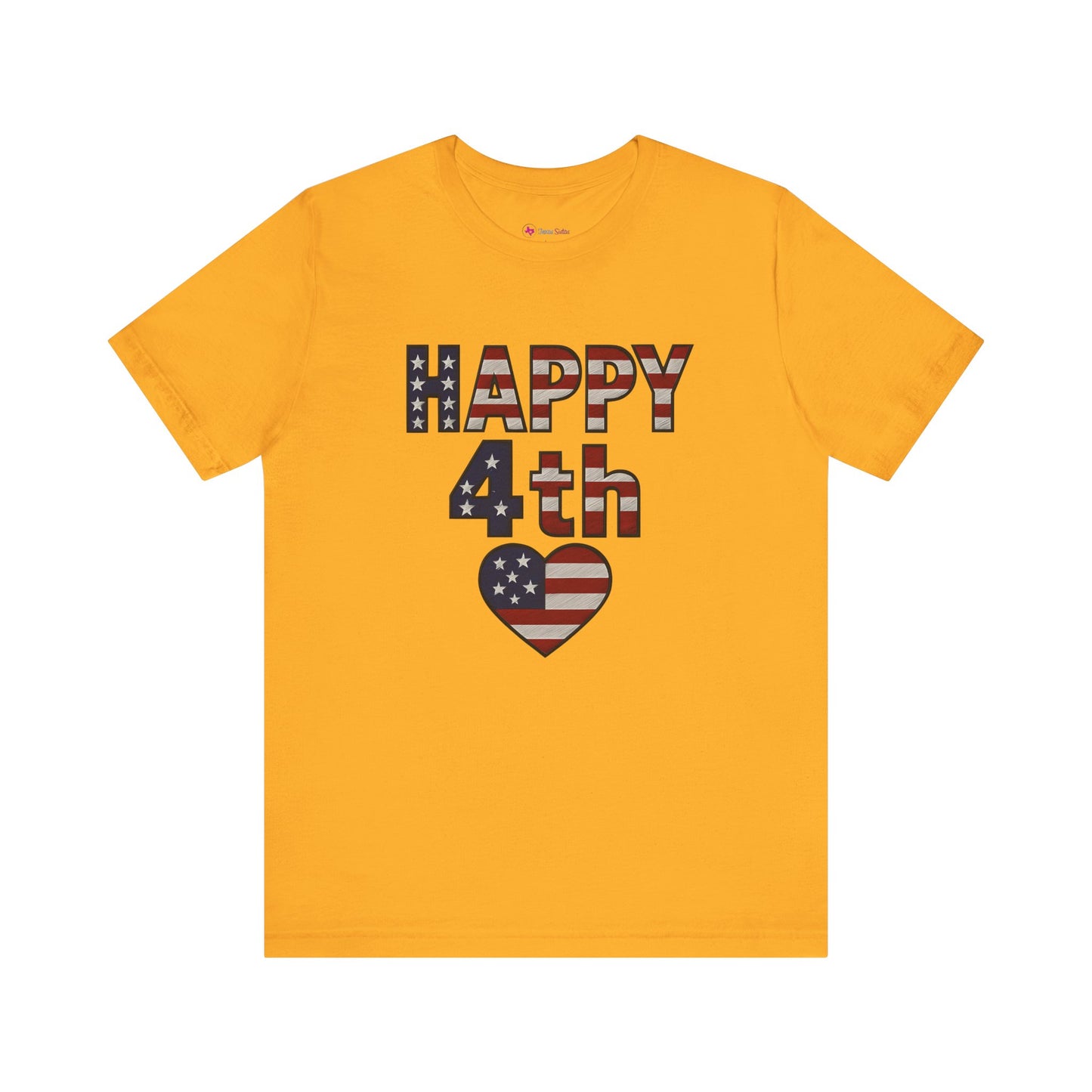 HAPPY 4TH Heart T-SHIRT